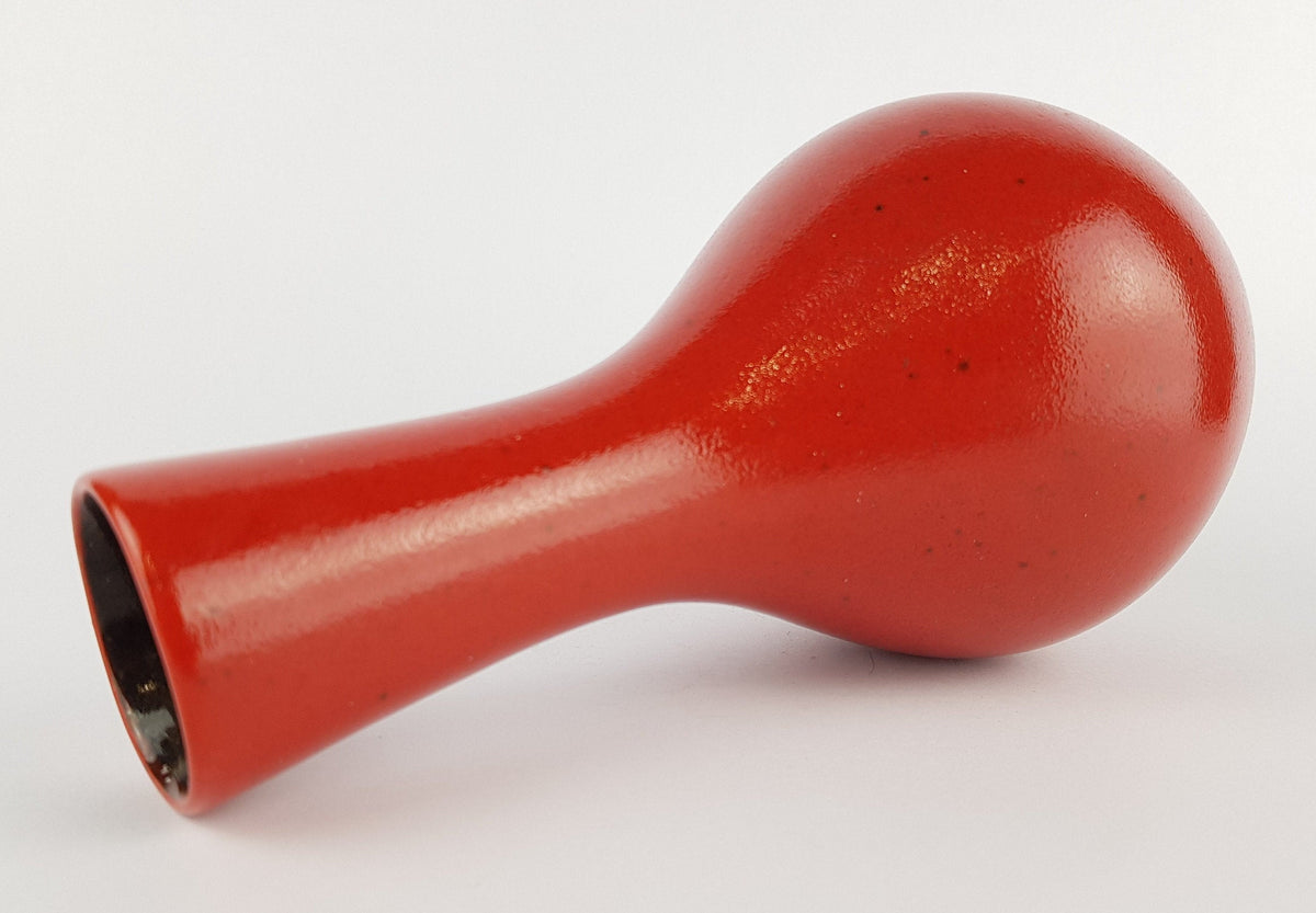 Vintage DÜMLER & BREIDEN Keramik Red Vase 115-21 West German Pottery 1960s 1970s