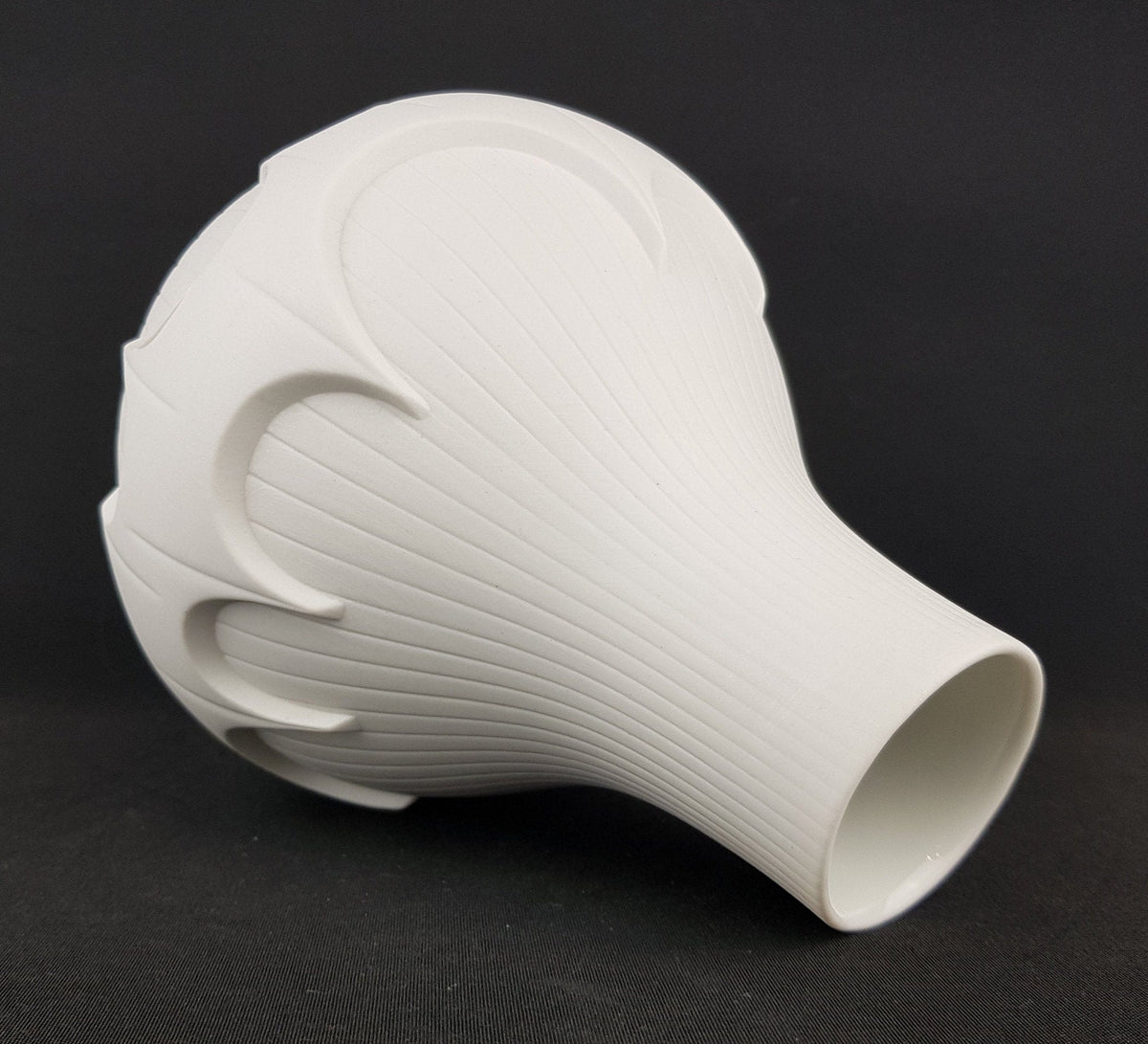 Vintage SCHERZER PORZELLAN Op Art Batman Vase West German Pottery Bavaria 514/2