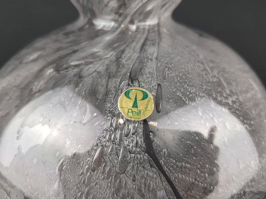 Vintage 1970s PEILL UND PUTZLER Glass Ball Vase West Germany