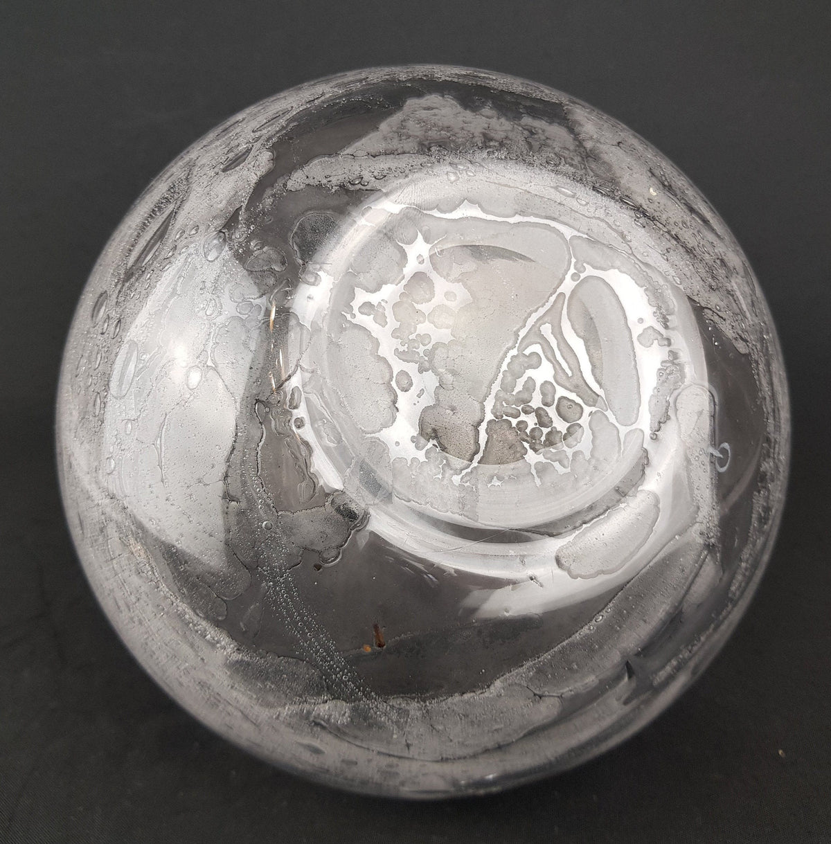 Vintage 1970s PEILL UND PUTZLER Glass Ball Vase West Germany