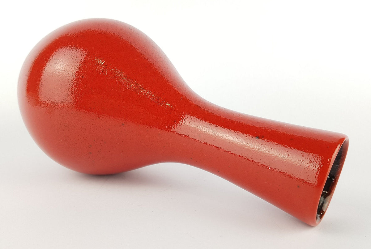 Vintage DÜMLER & BREIDEN Keramik Red Vase 115-21 West German Pottery 1960s 1970s