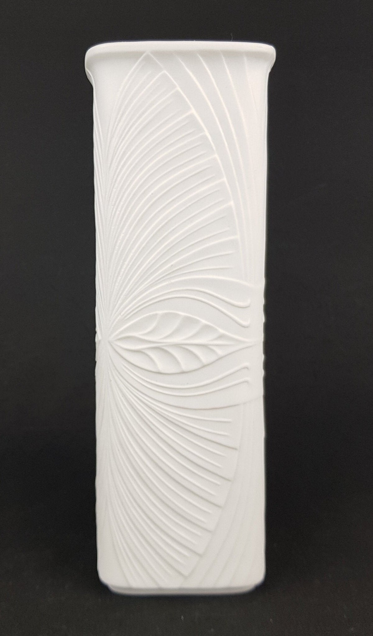 Vintage AK KAISER PORZELLAN Biscuit Porcelain Vase 1442-23 West German Pottery 1970s