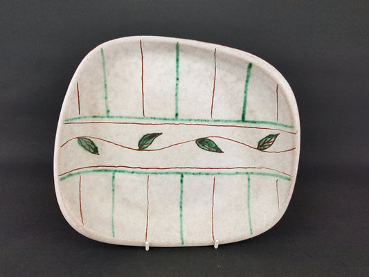 Vintage MARZI & REMY Keramik Bowl Plate “Flora” Decor 5025/27 – West German Pottery 1961