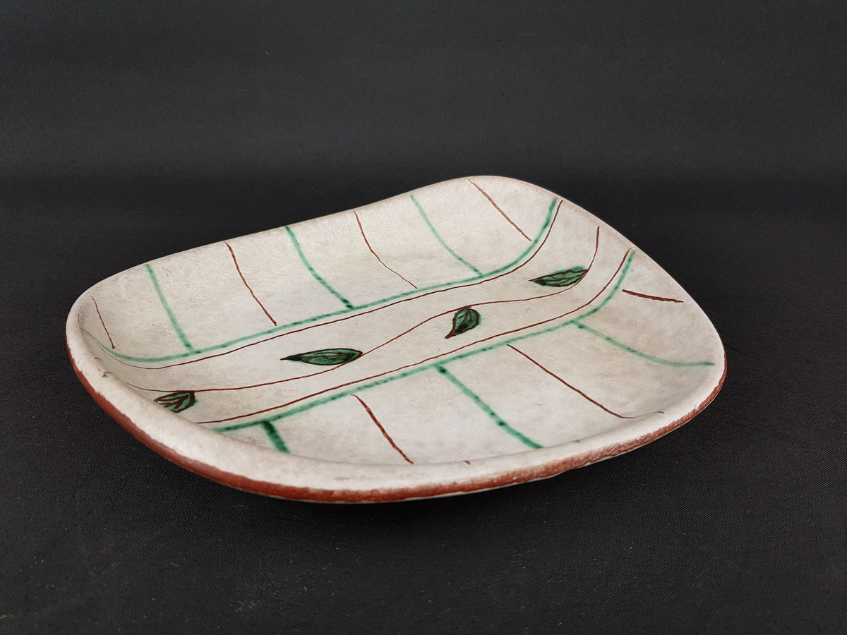 Vintage MARZI & REMY Keramik Bowl Plate “Flora” Decor 5025/27 – West German Pottery 1961
