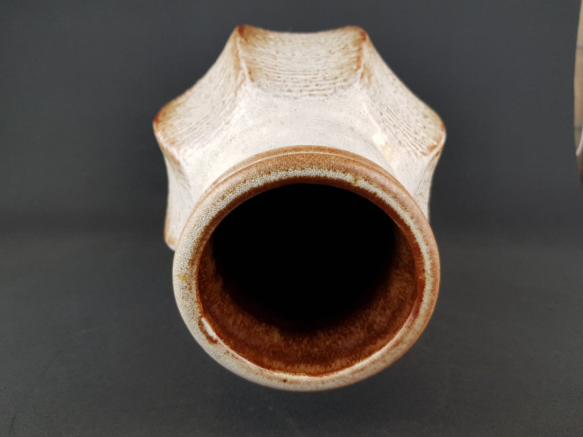 Vintage CARSTENS TONNIESHOF KERAMIK Large Beige Vase 7831-40 West German Pottery 1960s