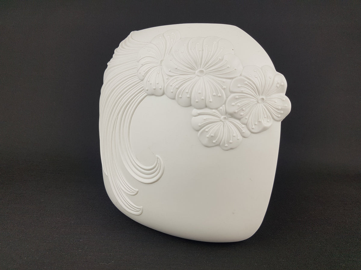 Vintage AK KAISER Biscuit Porcelain Vase 742 by M. Frey West German Pottery Bavaria