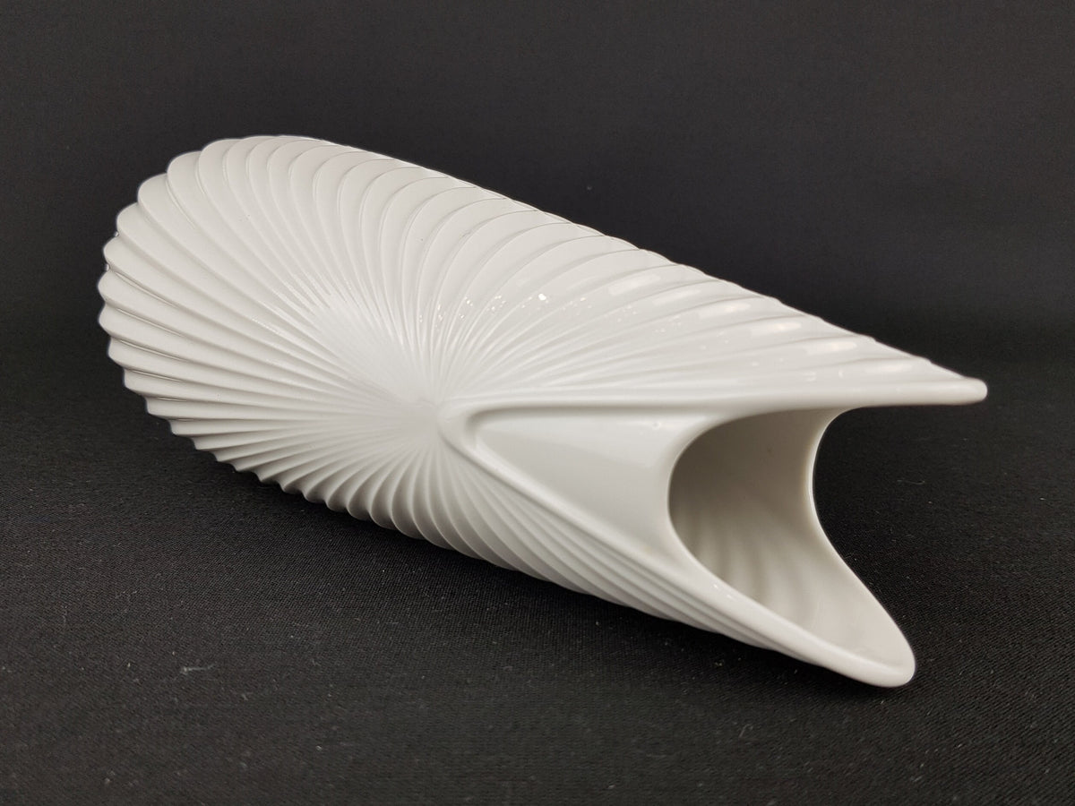 Vintage TIRSCHENREUTH Bavaria Porzellan Op Art vase West German Pottery 1960 1970s