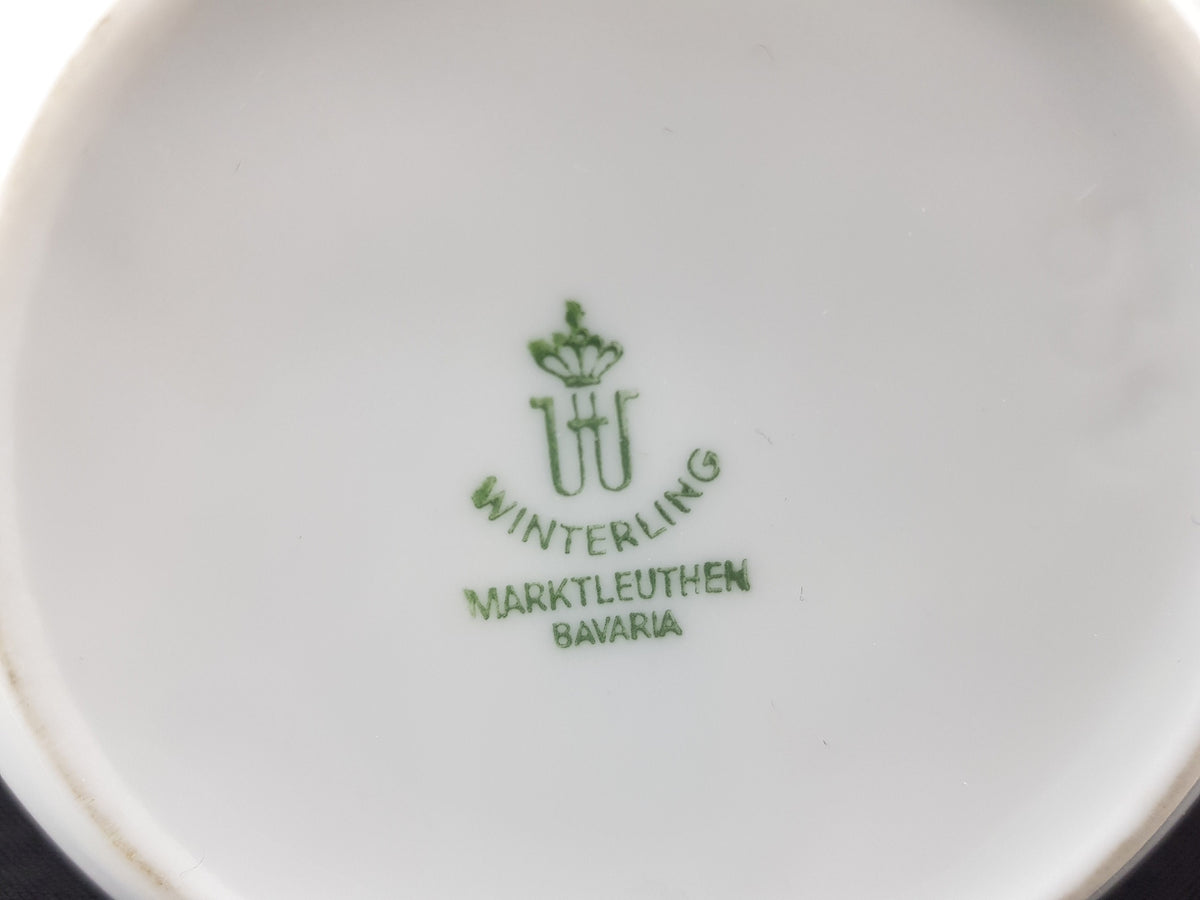 Vintage WINTERLING Porcelain Op Art Vase 534 West German Pottery 1970s Bavaria