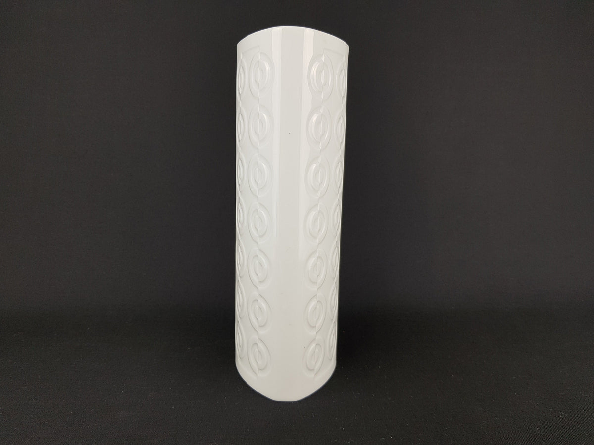 Vintage ALBOTH & KAISER (ALKA) Porzellan Porcelain Vase with Relief pattern West German Pottery Bavaria