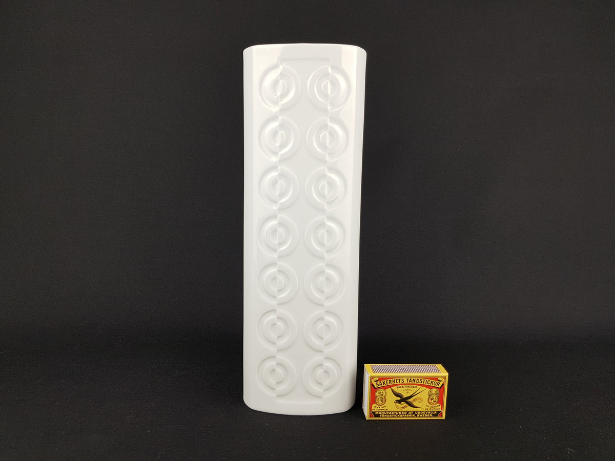 Vintage ALBOTH & KAISER (ALKA) Porzellan Porcelain Vase with Relief pattern West German Pottery Bavaria