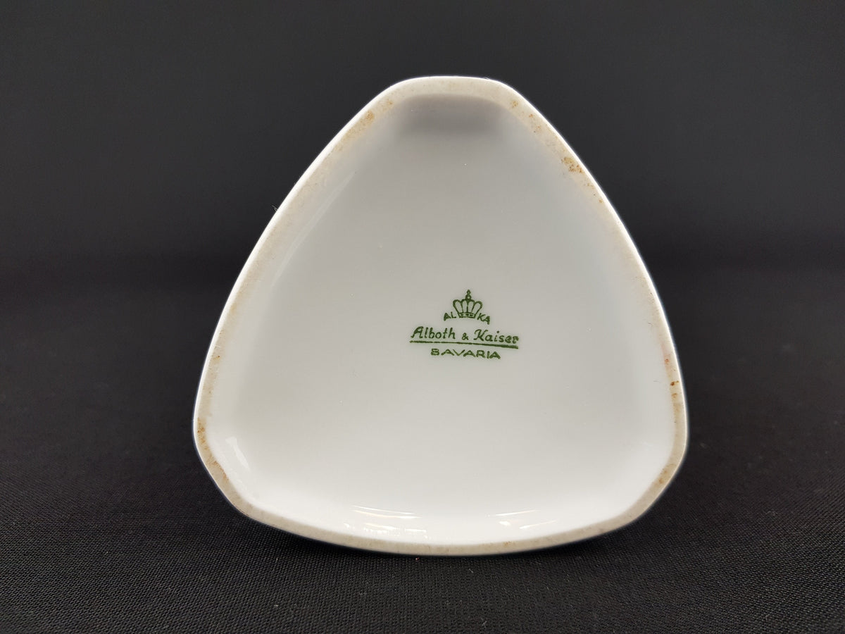 Vintage ALBOTH & KAISER (ALKA) Porzellan Porcelain Vase with Relief pattern West German Pottery Bavaria