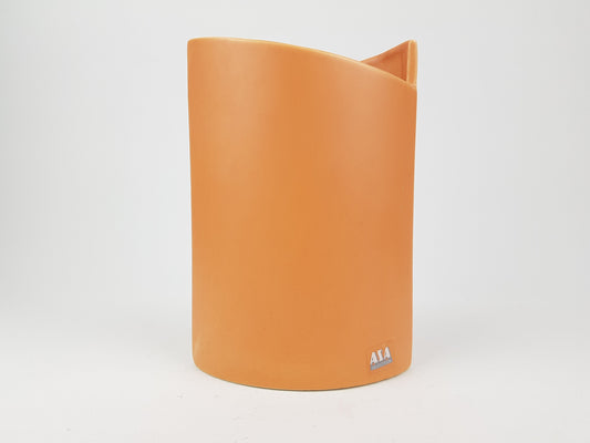 Vintage Salmon Pink ASA SELECTION (former Sgrafo Modern) Vase West German Pottery 1980s
