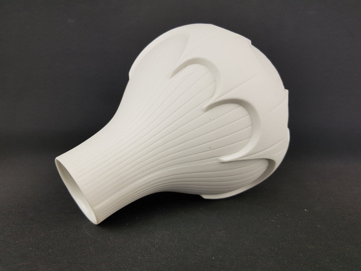 Vintage SCHERZER PORZELLAN Op Art Batman Vase West German Pottery Bavaria 514/2