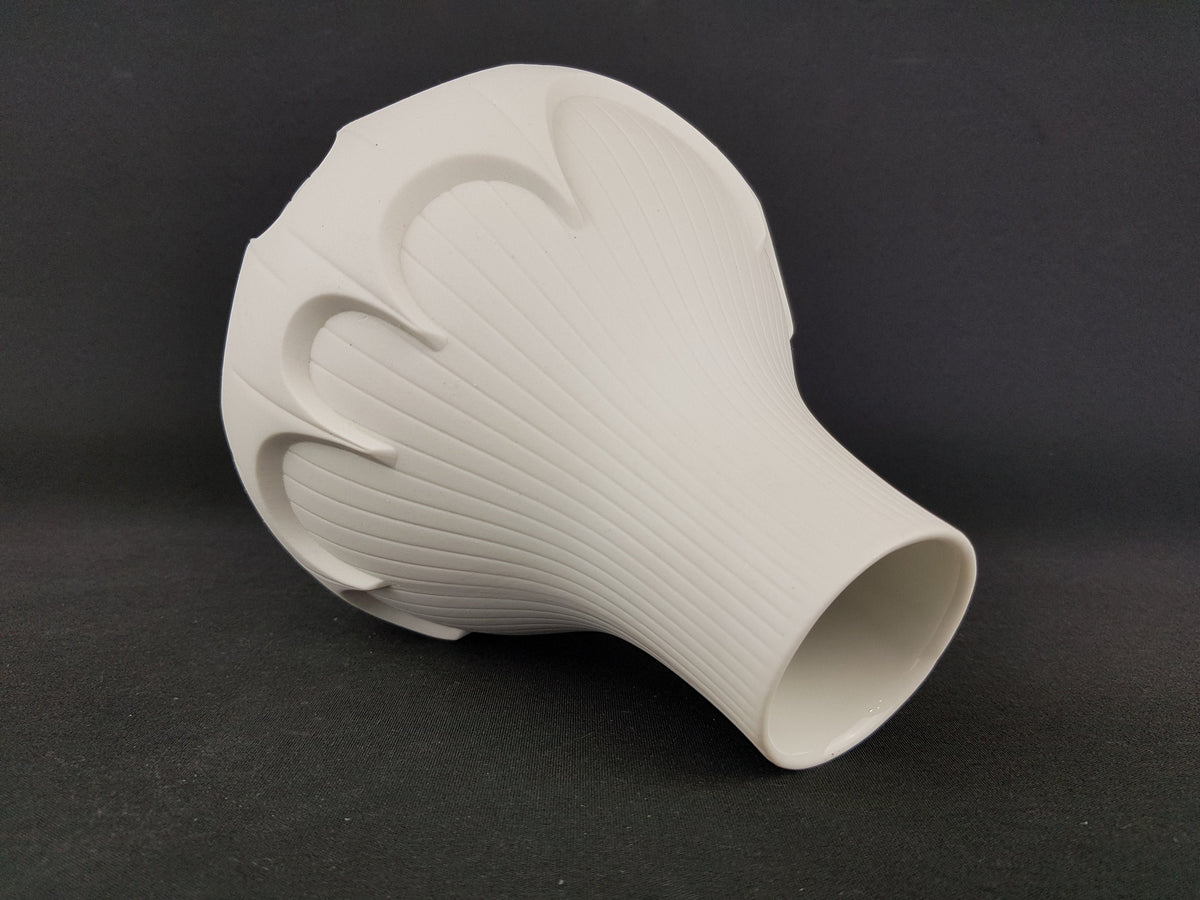 Vintage SCHERZER PORZELLAN Op Art Batman Vase West German Pottery Bavaria 514/2