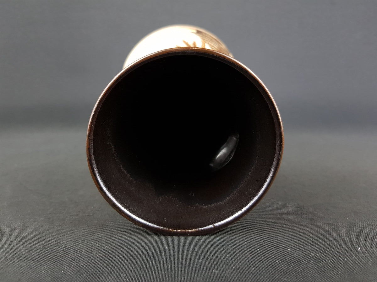 Vintage DÜMLER & BREIDEN Vase 1345/26 with Oase decor West German Pottery 1960s Fat Lava Era