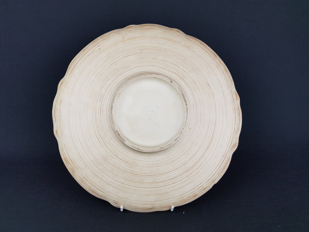 Vintage DÜMLER & BREIDEN Bowl 987/29 with Oase decor West German Pottery 1960s Fat Lava Era