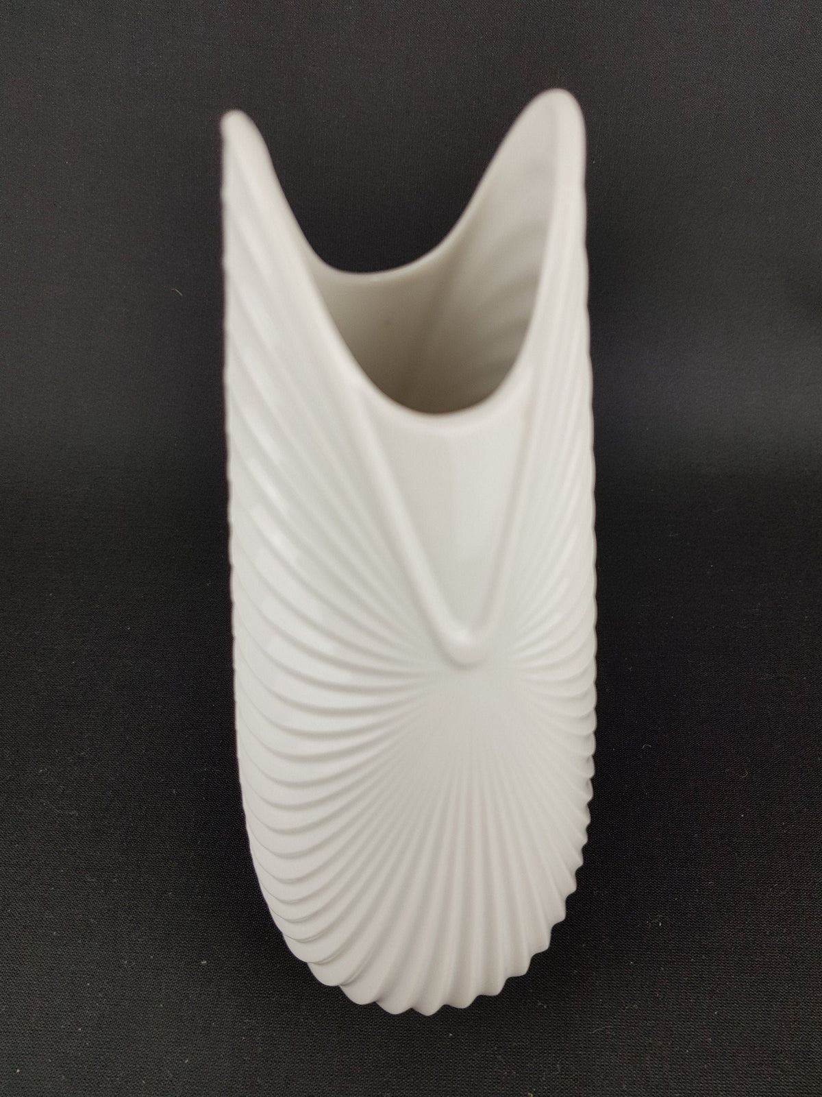 Vintage TIRSCHENREUTH Bavaria Porzellan Op Art vase West German Pottery 1960 1970s