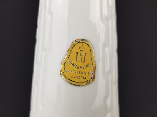 Vintage WINTERLING Porcelain Op Art Vase 534 West German Pottery 1970s Bavaria