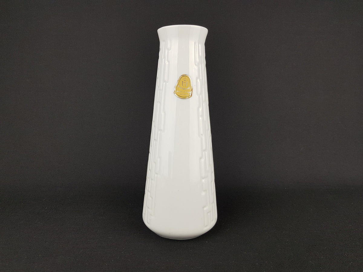 Vintage WINTERLING Porcelain Op Art Vase 534 West German Pottery 1970s Bavaria