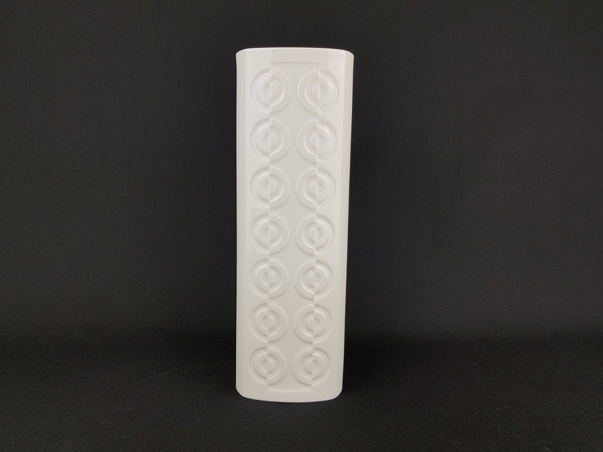 Vintage ALBOTH & KAISER (ALKA) Porzellan Porcelain Vase with Relief pattern West German Pottery Bavaria