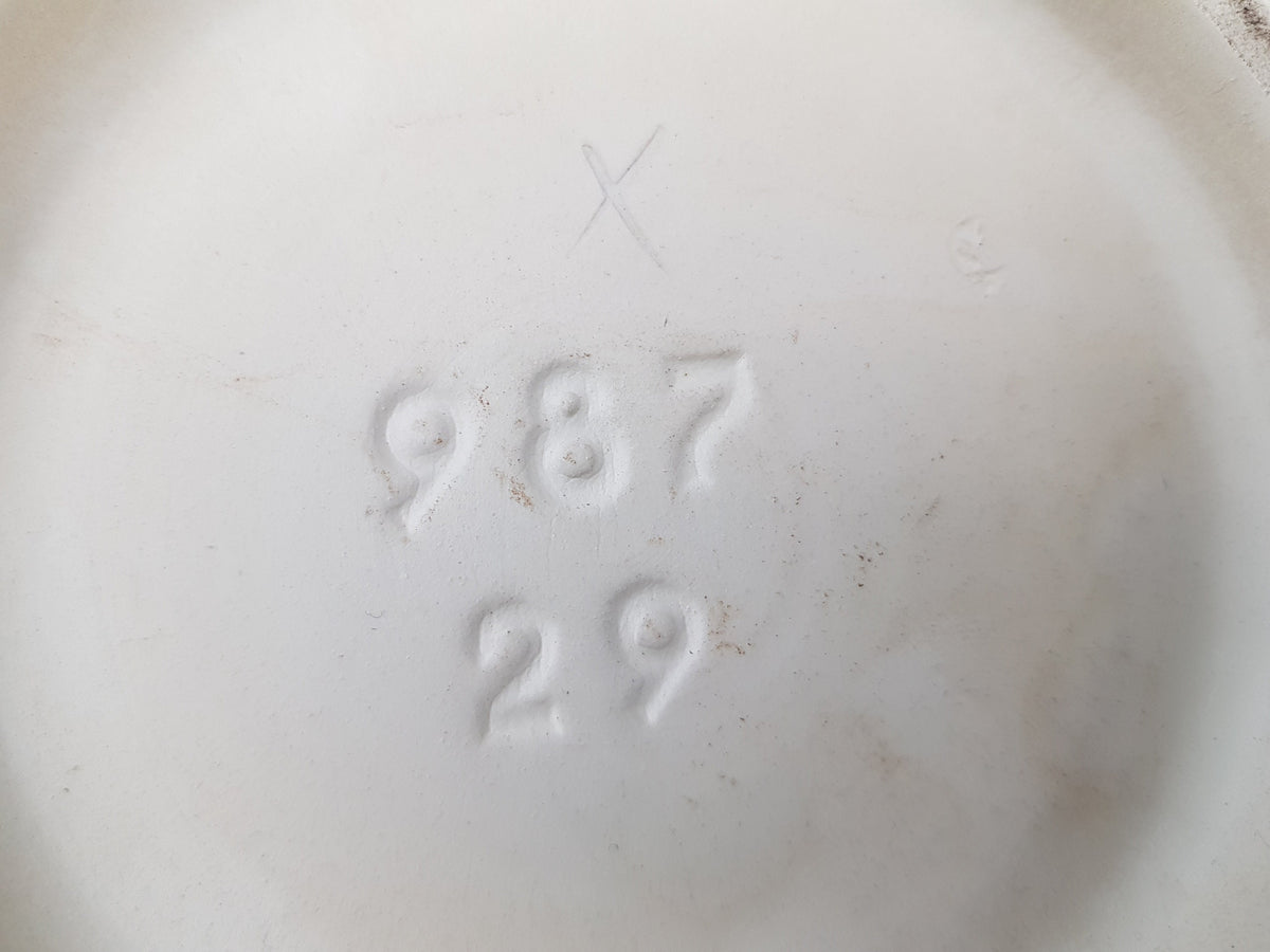 Vintage DÜMLER & BREIDEN Bowl 987/29 with Oase decor West German Pottery 1960s Fat Lava Era
