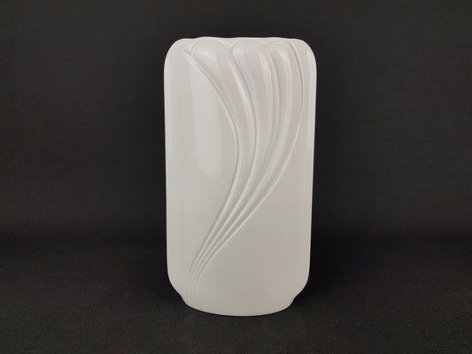 Vintage White Porcelain Vase 1713 24 West German Bavaria 1960s 1970s