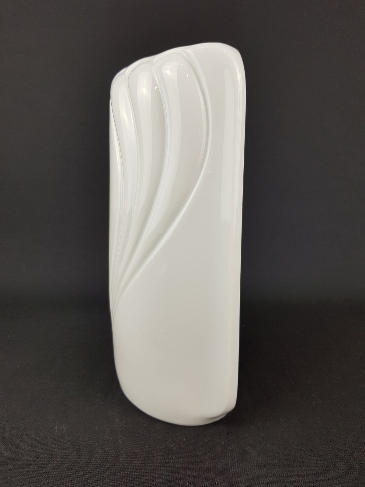 Vintage White Porcelain Vase 1713 24 West German Bavaria 1960s 1970s