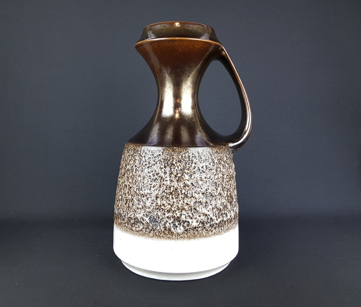 Large Vintage 1960s STEULER KERAMIK Fat Lava Vase 315/35 West German Pottery