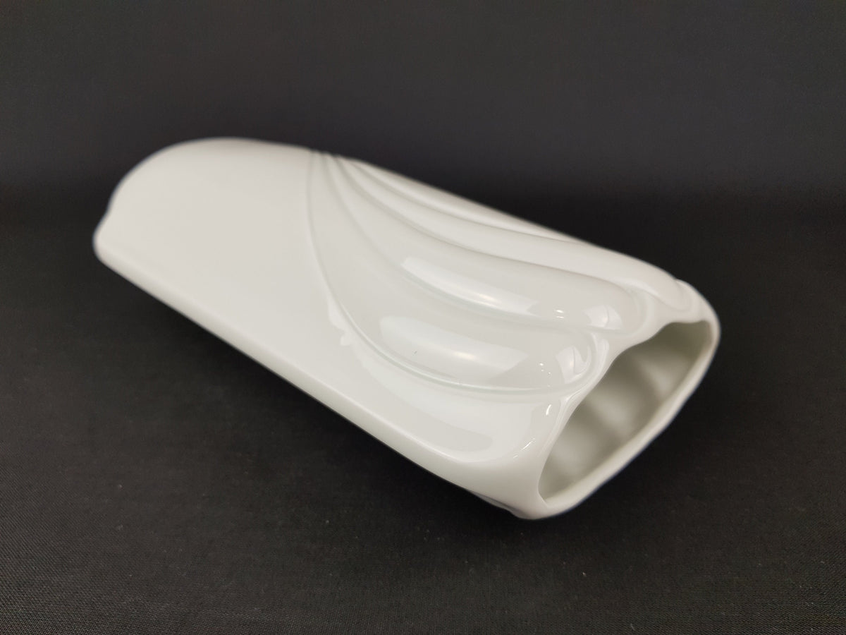 Vintage White Porcelain Vase 1713 24 West German Bavaria 1960s 1970s