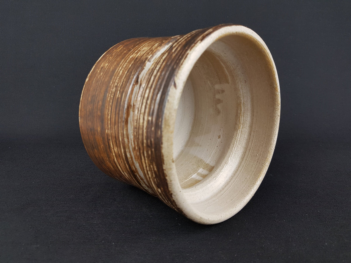 Vintage CIRO KERAMIEK BEESEL Planter Flower Pot from Holland Dutch Pottery Fat Lava Era