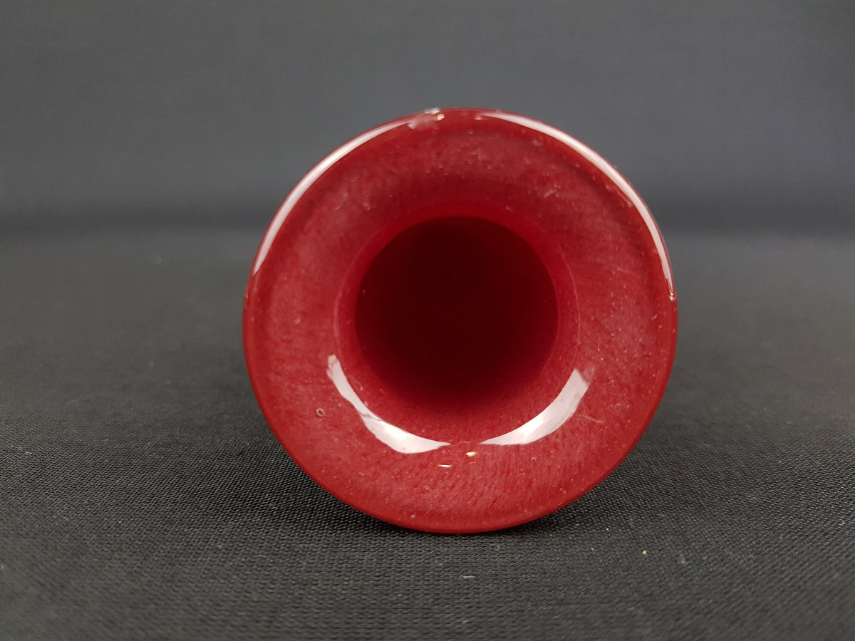 Vintage AIR TWIST STEM Glass Candle Holder 1970s Italian / Czech