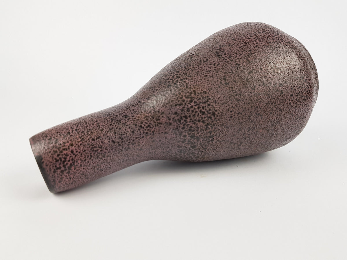 Vintage GRAMANN RÖMHILD Topferei Studio Art Pottery Black and Purple Vase East German Pottery 1960s