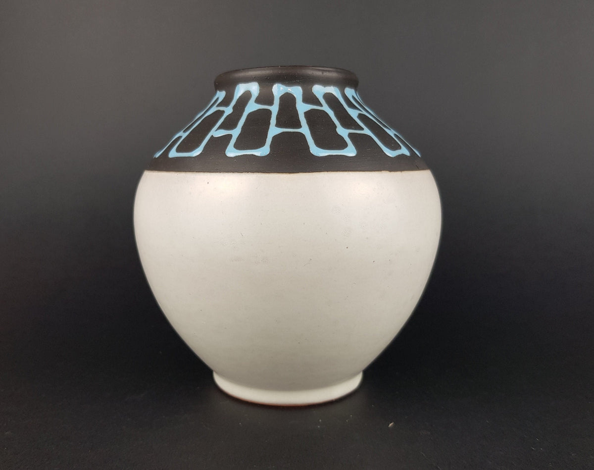 Vintage CARSTENS KERAMIK Ball Vase 652 13 West German Pottery 1960s Fat Lava Era