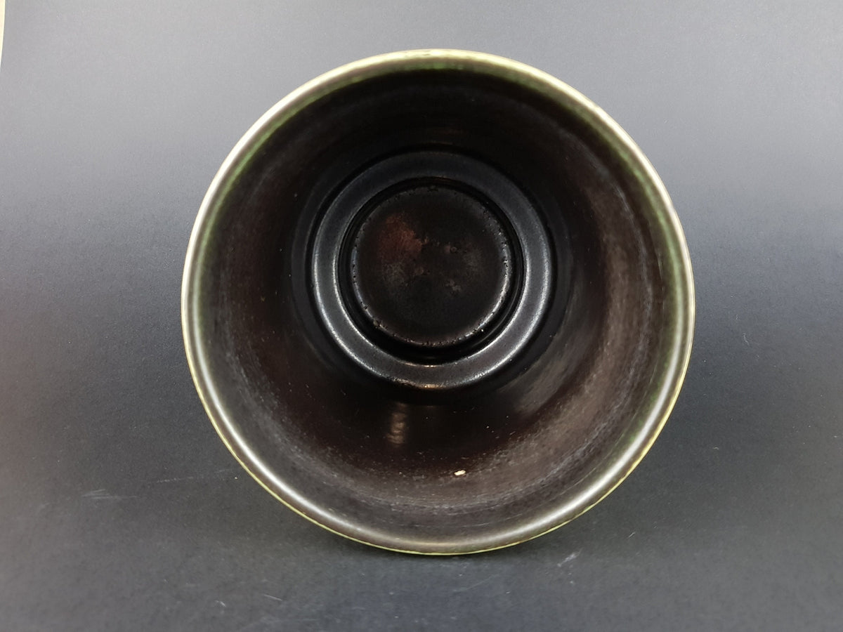 Vintage UBELACKER (Ü-Keramik) Yellow Planter Flower Pot West German Pottery 1960s