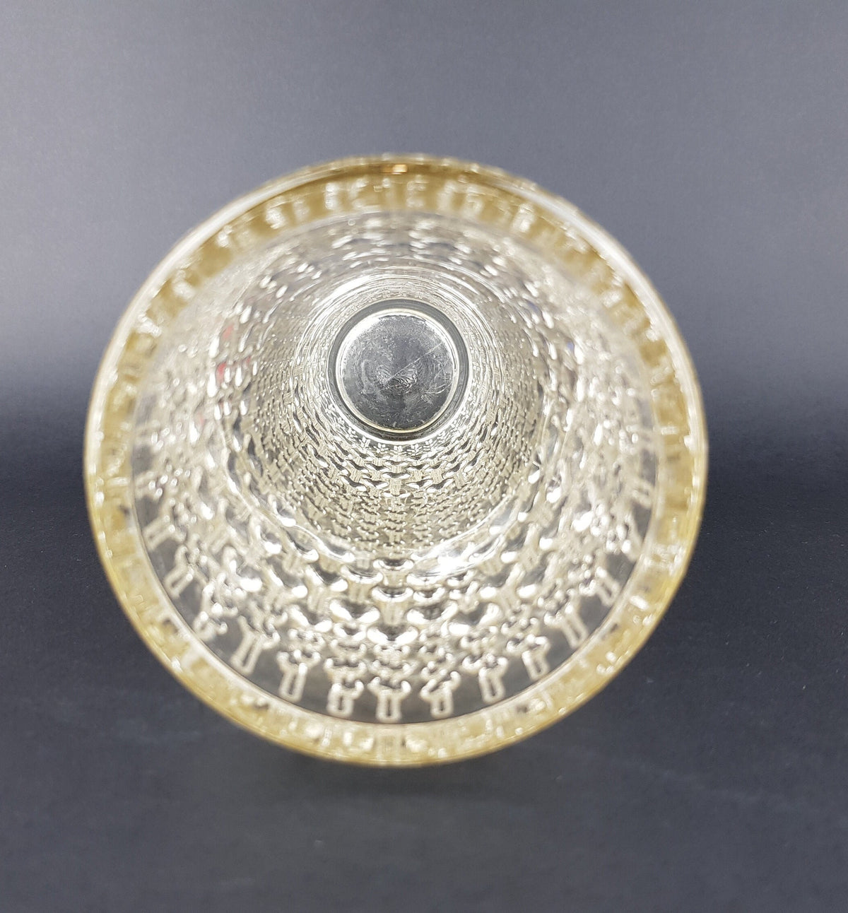 Vintage 1974s HERMANOVA Clear Glass Vase from Czech Republic by Frantisek Peceny