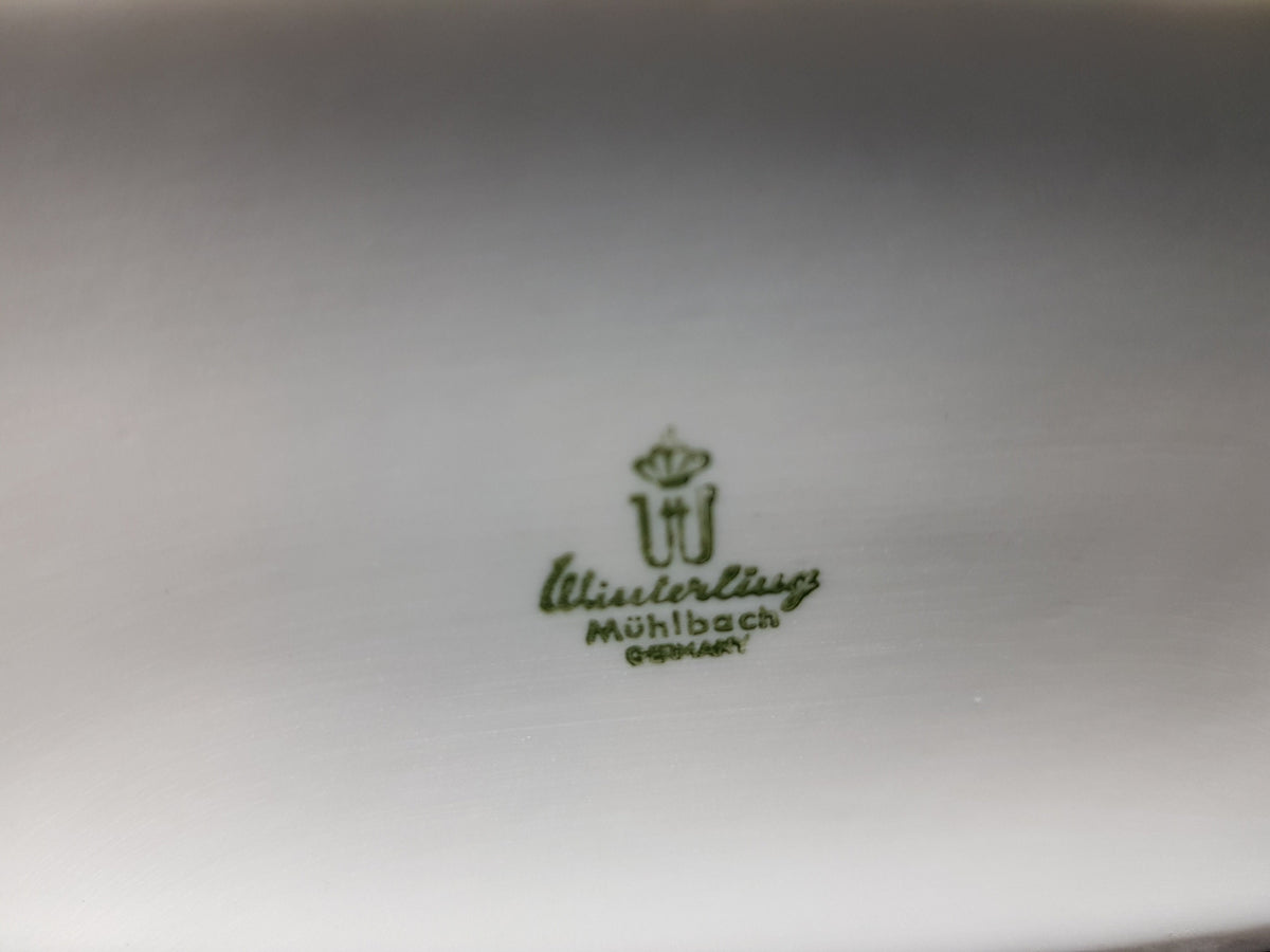 Vintage WINTERLING Porcelain Op Art Vase with original box 1970s Schwarzenbach Bavaria Germany