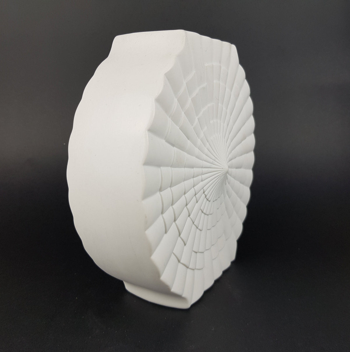 Vintage WINTERLING Porcelain Op Art Vase with original box 1970s Schwarzenbach Bavaria Germany