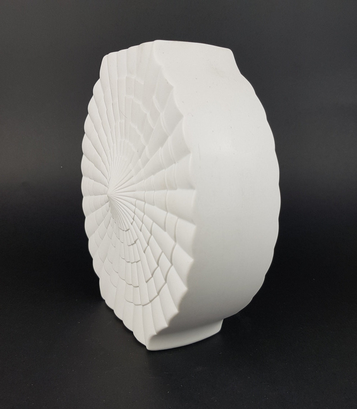 Vintage WINTERLING Porcelain Op Art Vase with original box 1970s Schwarzenbach Bavaria Germany