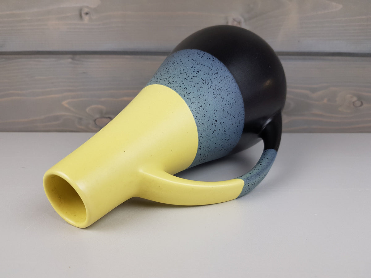 Vintage DÜMLER & BREIDEN KERAMIK Stylish Handled Vase 134/27 West German Pottery 1950s