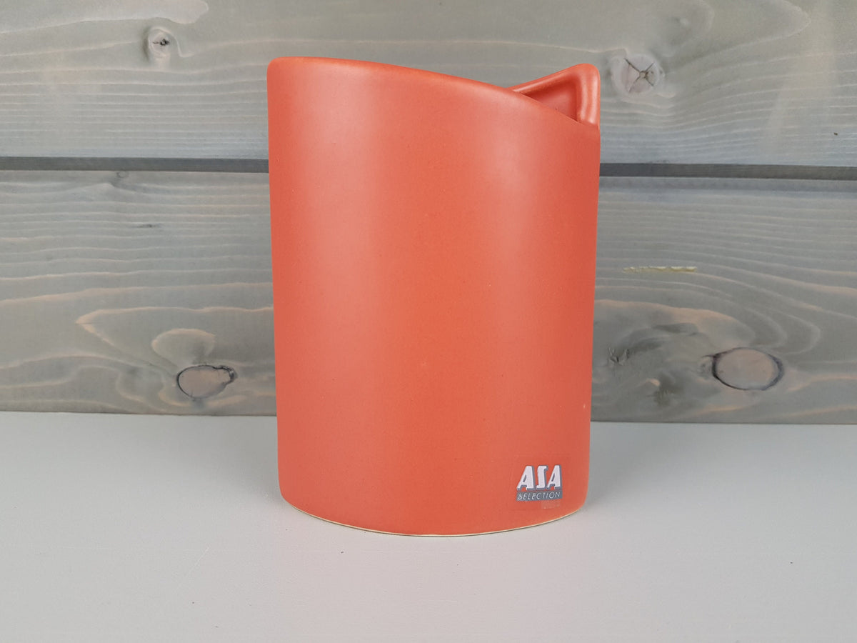 Vintage Pink ASA SELECTION (former Sgrafo Modern) Vase West German Pottery 1980s