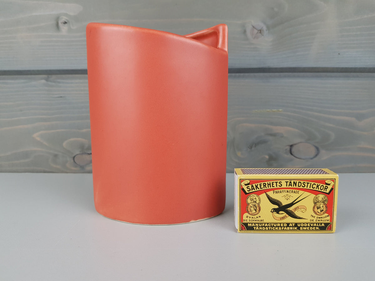Vintage Pink ASA SELECTION (former Sgrafo Modern) Vase West German Pottery 1980s
