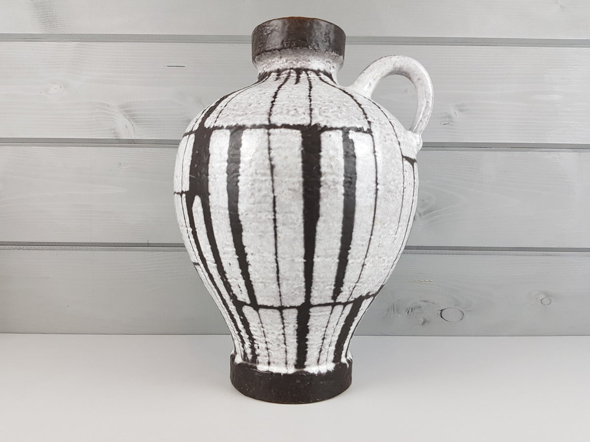 Vintage CARSTENS KERAMIK Island Serie Vase 228-34 by Gerda Heukeroth West German Pottery 1964