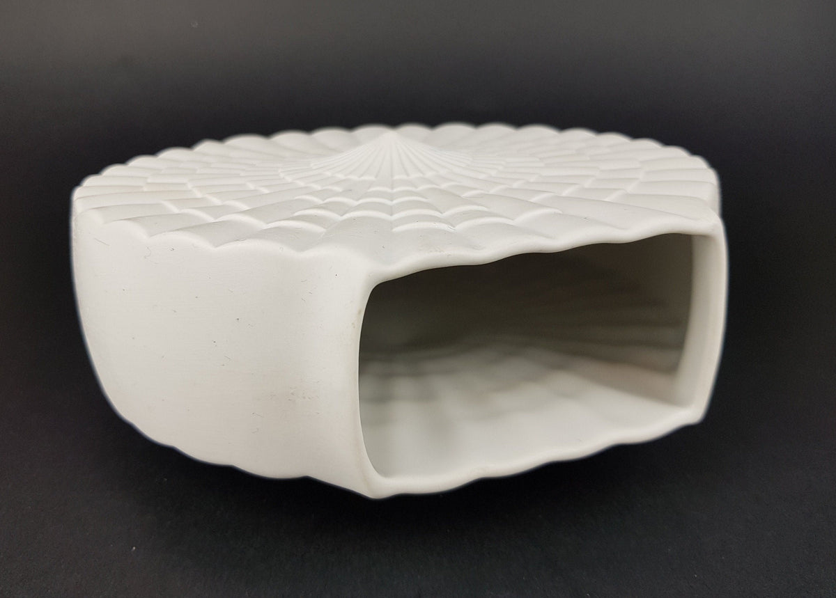 Vintage WINTERLING Porcelain Op Art Vase with original box 1970s Schwarzenbach Bavaria Germany