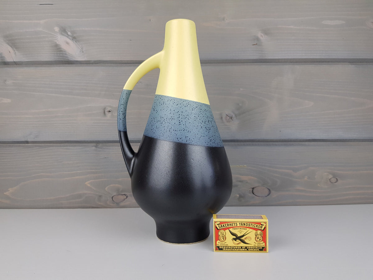 Vintage DÜMLER & BREIDEN KERAMIK Stylish Handled Vase 134/27 West German Pottery 1950s