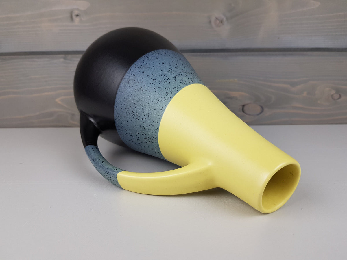 Vintage DÜMLER & BREIDEN KERAMIK Stylish Handled Vase 134/27 West German Pottery 1950s