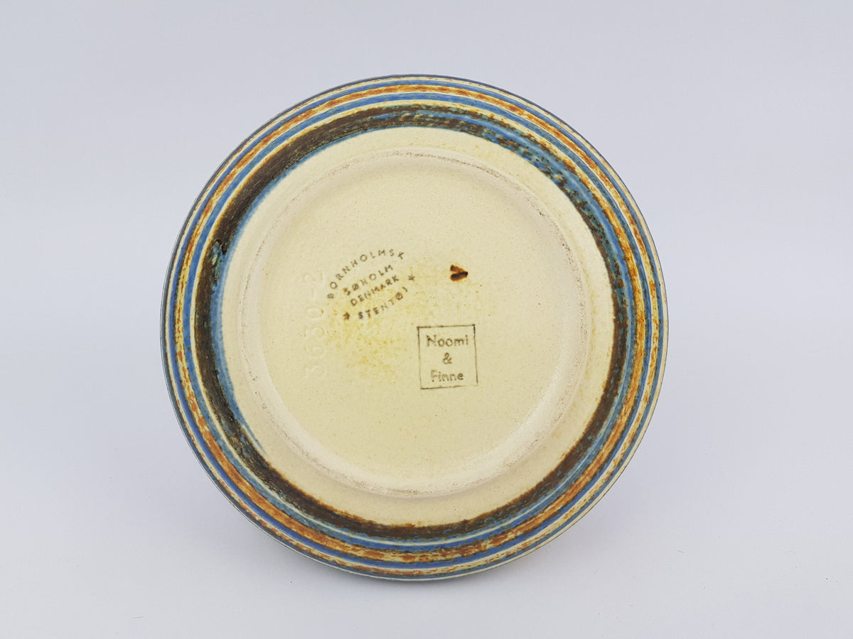 Vintage SOHOLM STENTOJ Bornholm Denmark BOWL by Noomi Backhausen & Arne Finne 1970s
