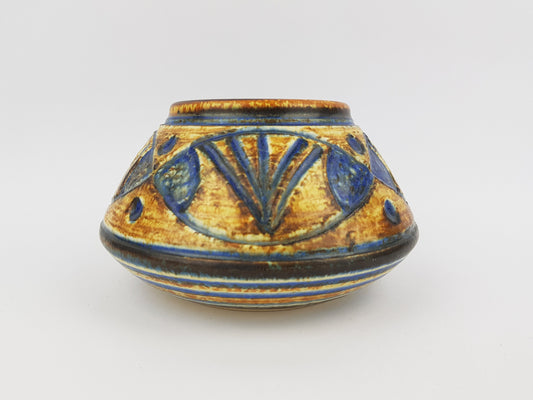 Vintage SOHOLM STENTOJ Bornholm Denmark BOWL by Noomi Backhausen & Arne Finne 1970s