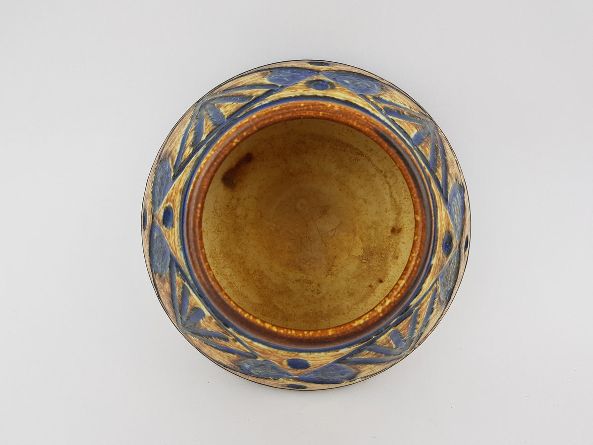 Vintage SOHOLM STENTOJ Bornholm Denmark BOWL by Noomi Backhausen & Arne Finne 1970s