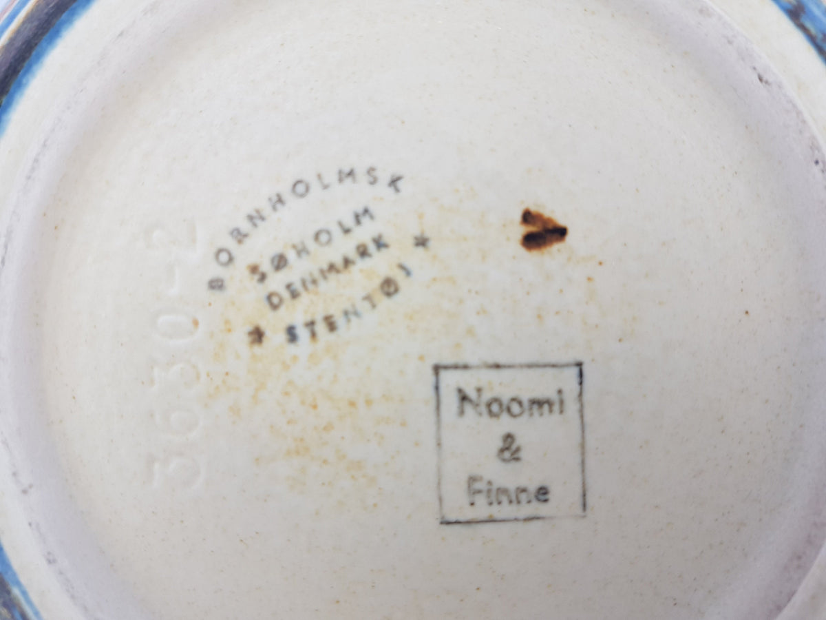 Vintage SOHOLM STENTOJ Bornholm Denmark BOWL by Noomi Backhausen & Arne Finne 1970s