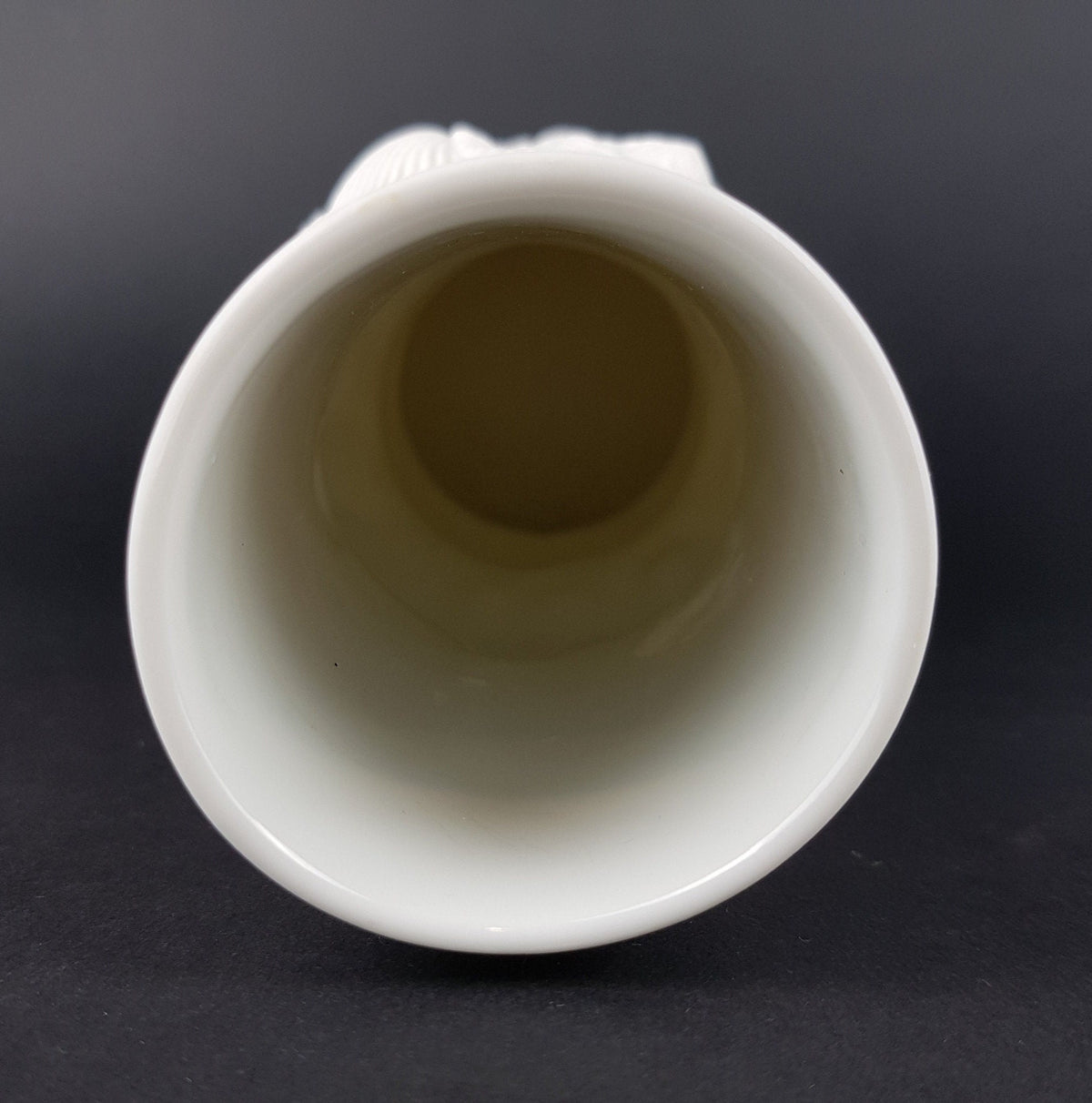 Vintage AK KAISER 3D Relief Porcelain Vase 228 with Shell Fossil Decor West Germany 1970s